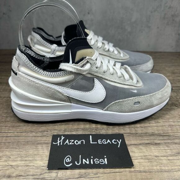 Nike~Women's~Waffle One Casual Sneaker GrayBlack Sneakers~Size 6.5 - Picture 2 of 8
